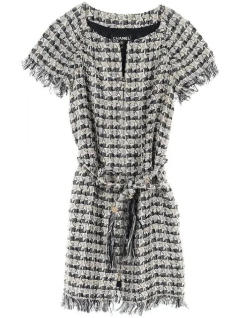 CHANEL Pre-Owned 1986-1988 tweed mini dress