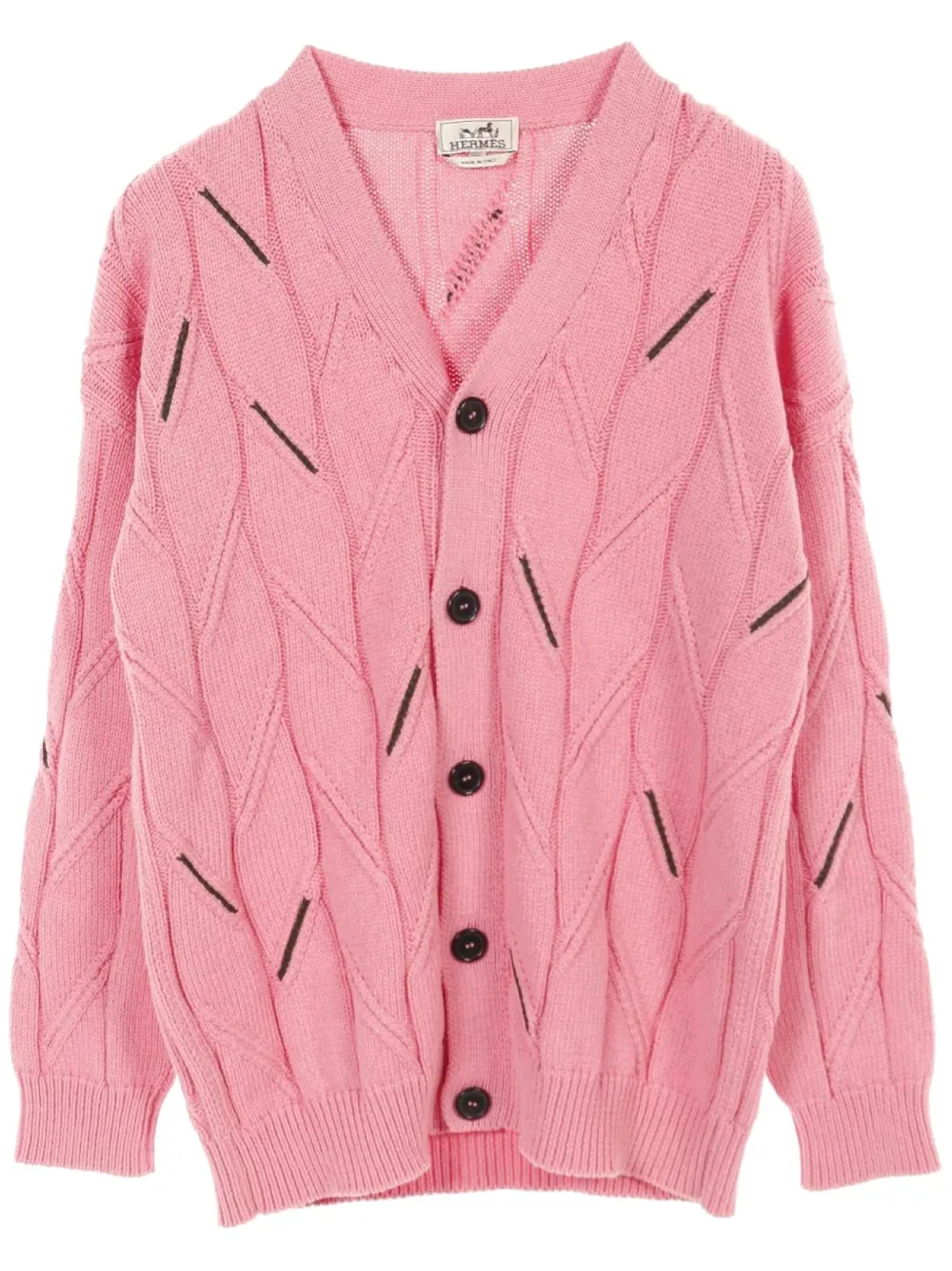 2010s cable-knit cardigan