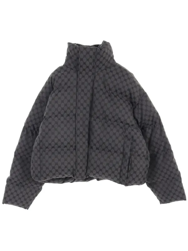 ダウンジャケット・コート Gucci Balenciaga The Hacker Project Hacker BB Puffer Jacket Gucci x Balenciaga Hacker Project BB Print Puffer Hooded