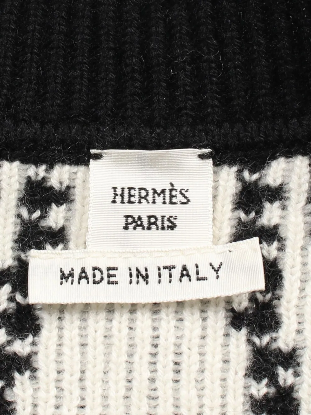 Pre-owned Hermes 2010s Brides De Gala Cardigan In Black