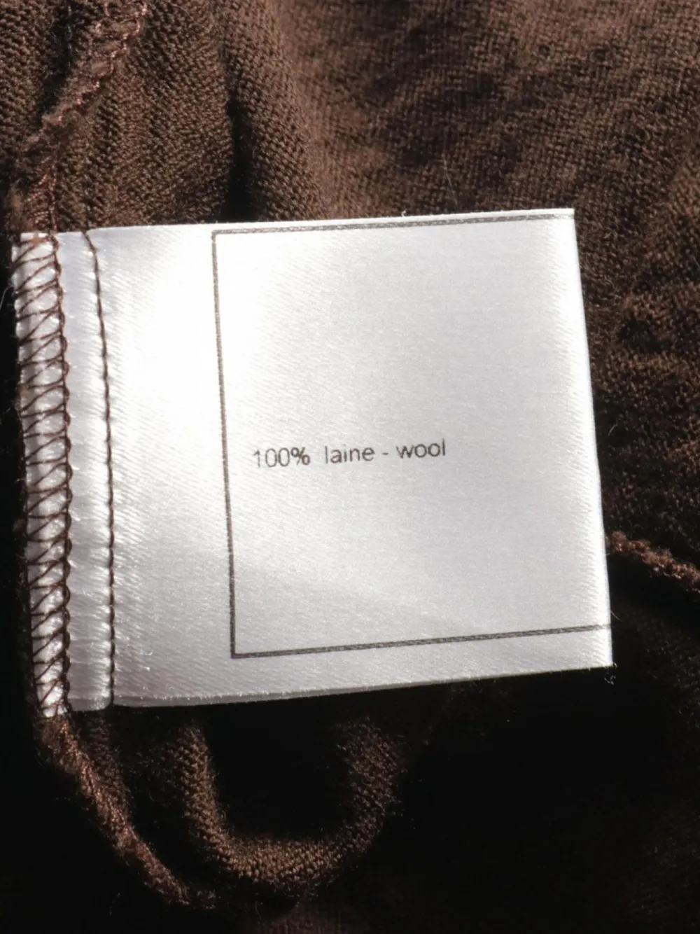 Pre-owned Chanel 1986-1988s Wool Top In Brown