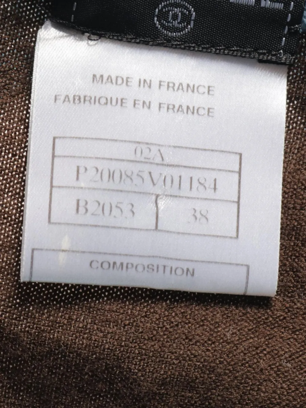 Pre-owned Chanel 1986-1988s Wool Top In Brown