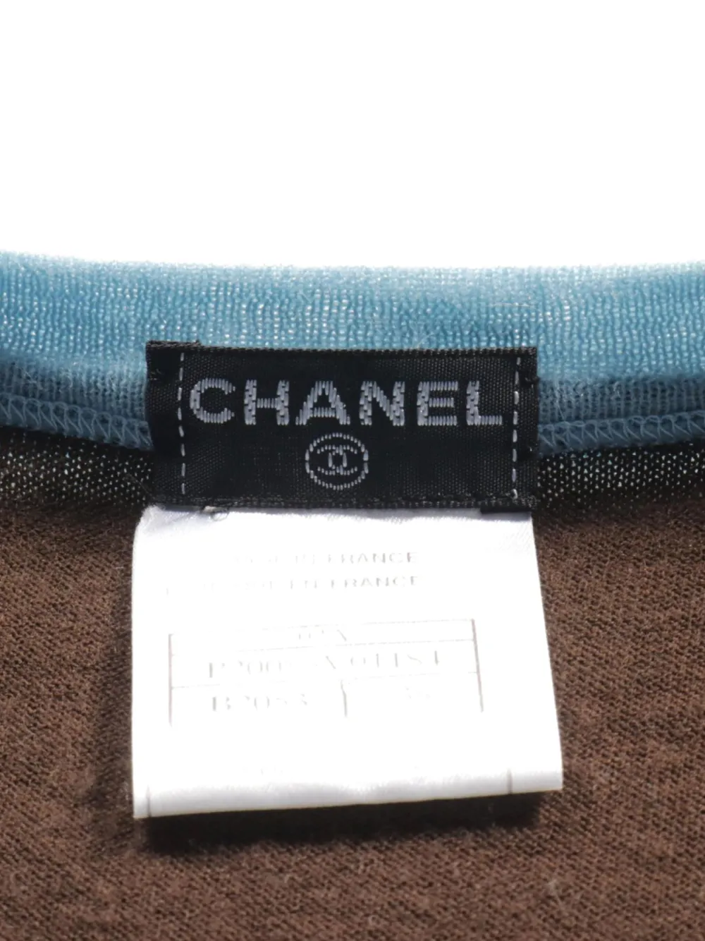 Pre-owned Chanel 1986-1988s Wool Top In Brown