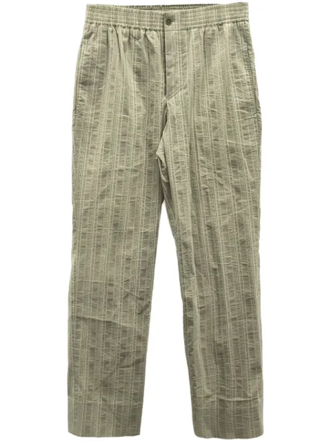 Hermès Pre-Owned pantalones con motivo de rayas 2000
