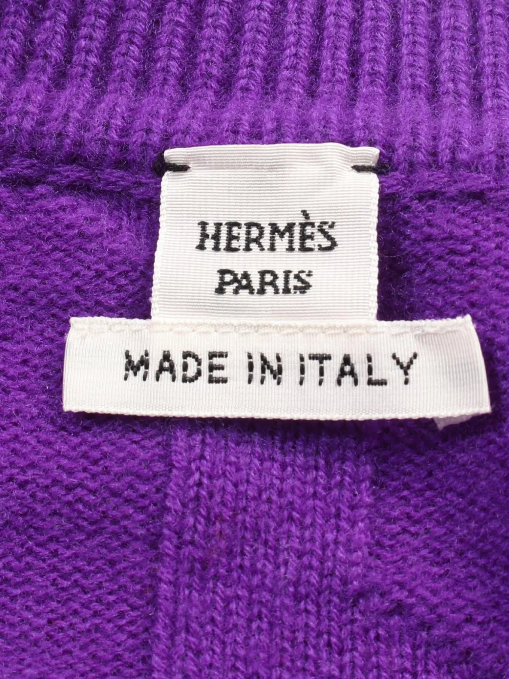 Pre-owned Hermes 2010s H Sweater In Purple