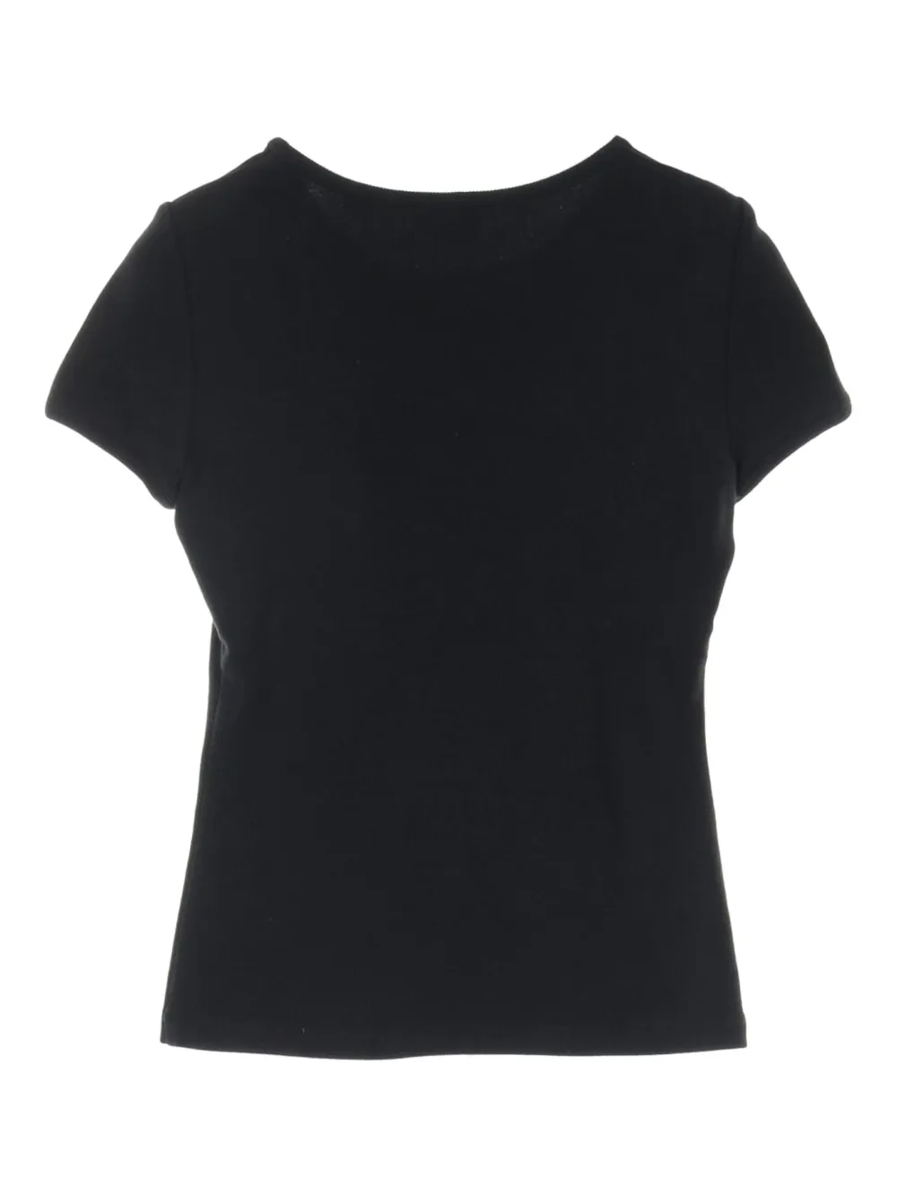 CHANEL Pre-Owned 1986-1988 logo-beaded T-shirt | Image 2
