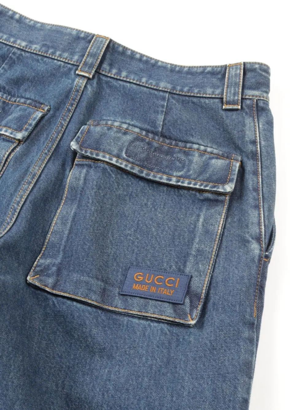 Gucci Pre-Owned Jeans a gamba ampia anni 2000 | Image 7