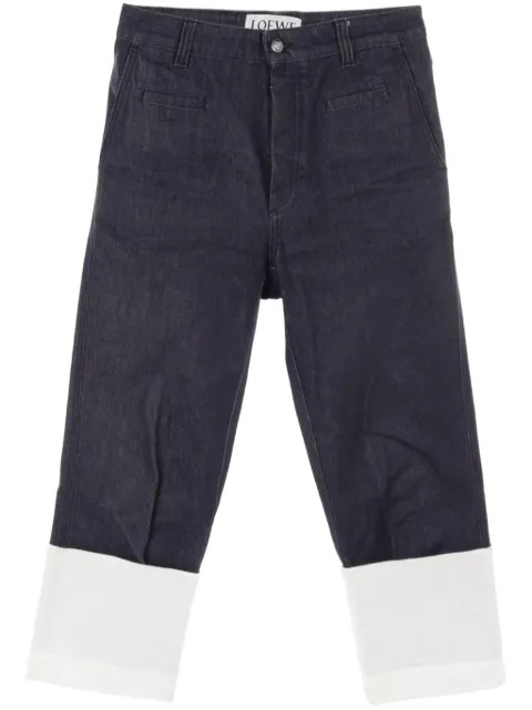 Loewe Pre-Owned jeans con diseño color block 2000