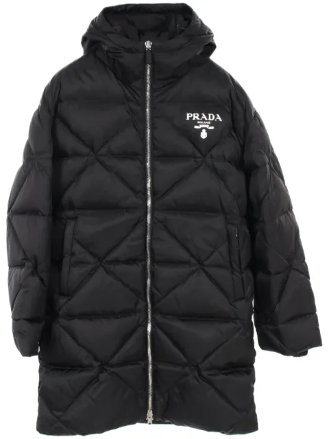 Prada Pre-Owned abrigo capitonado 2000