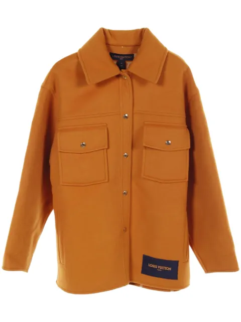 Louis Vuitton Pre-Owned 2010s wool shirt jacket