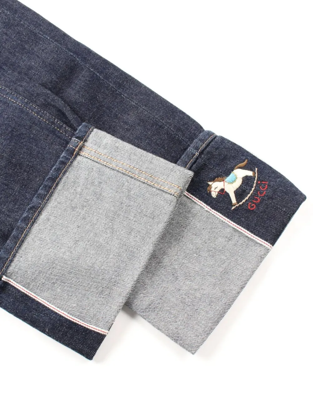 Gucci Pre-Owned Jeans con ricamo anni 2010 | Image 5