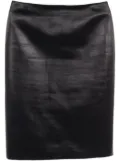 Saint Laurent Pre-Owned 2010s midi skirt - Black