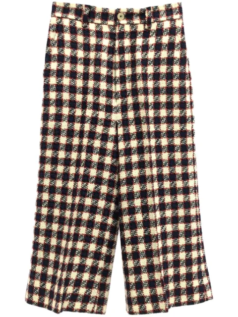 Gucci Pre-Owned pantalones con motivo de cuadros gingham 2010