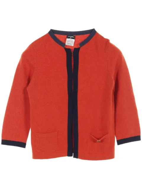 CHANEL Pre-Owned cárdigan de cachemira 1986-1988