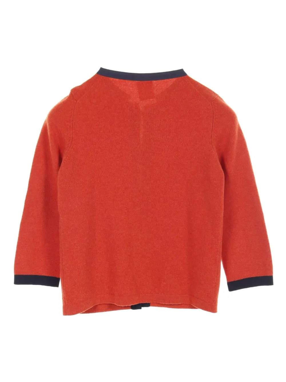Pre-owned Chanel 1986-1988s Cashmere Cardigan In Orange