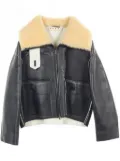 Marni Pre-Owned 2010s drop-shoulder leather jacket - Blue