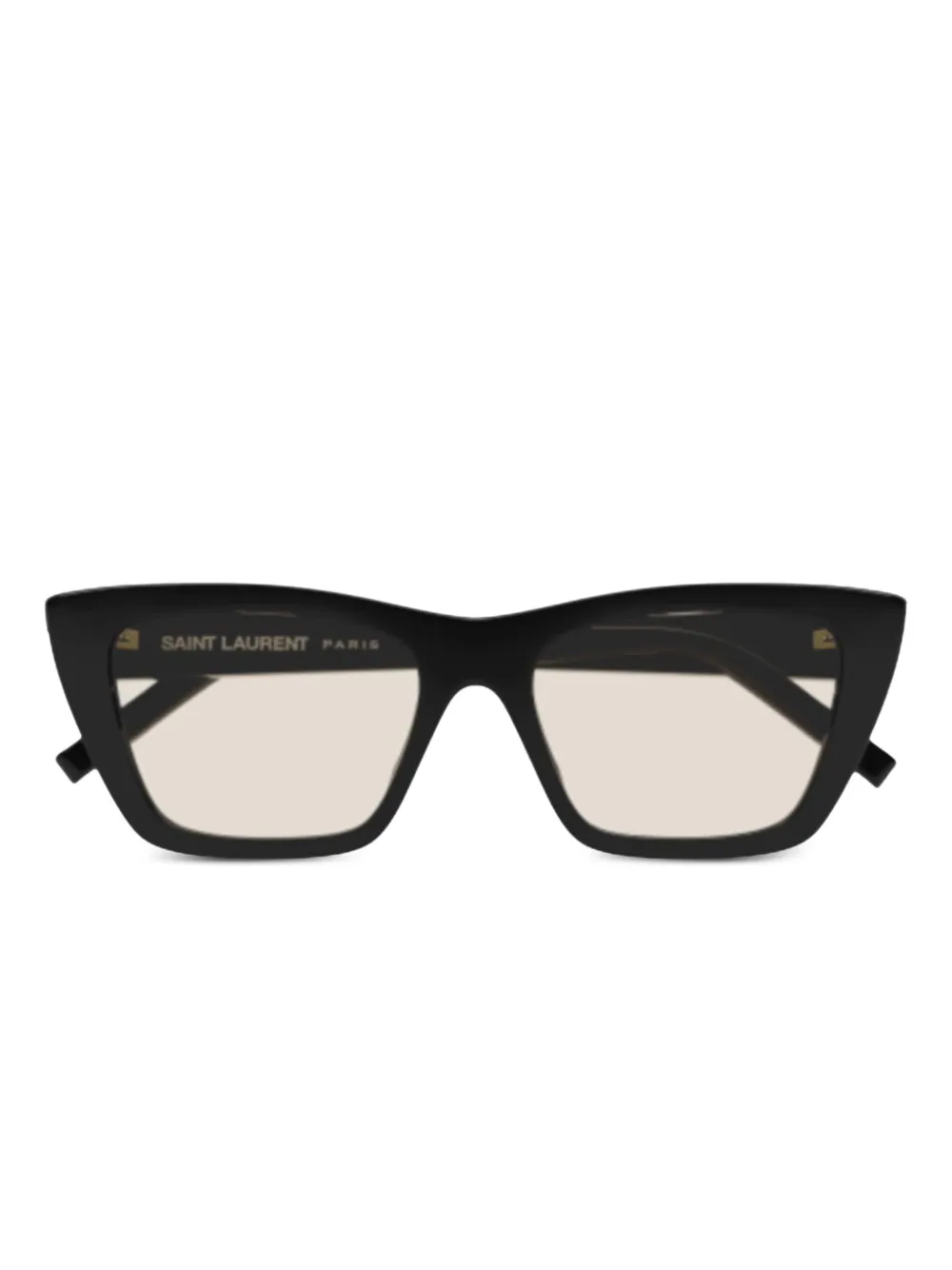 Saint Laurent Eyewear Zonnebril met cat-eye montuur Zwart