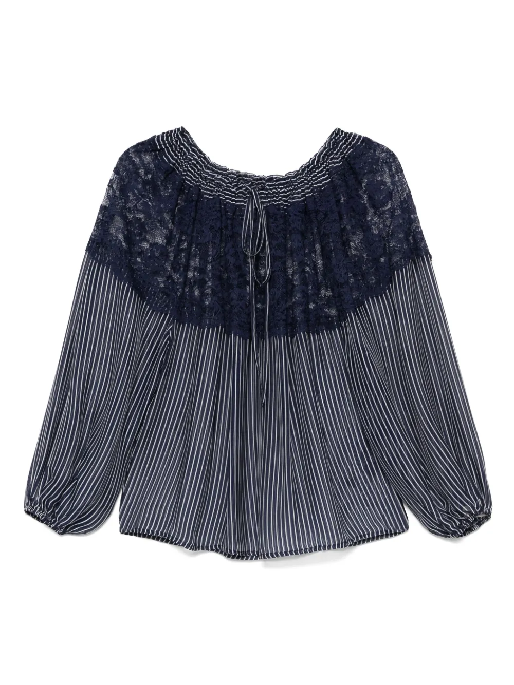 ERMANNO FIRENZE  lace-detailed blouse | Blue | Image 1