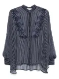 ERMANNO FIRENZE striped shirt - Blue
