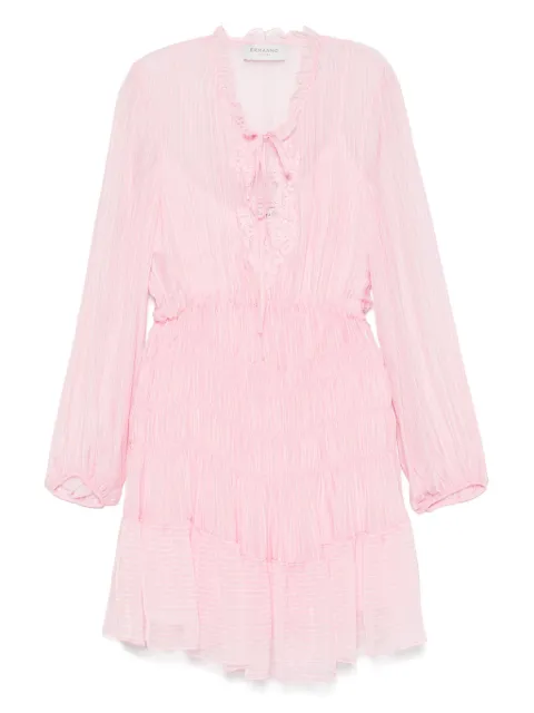 ERMANNO FIRENZE  vestido corto con rayas estampadas