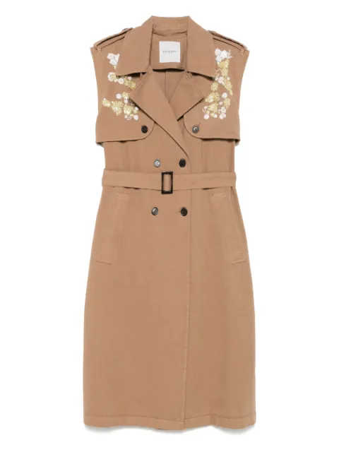 ERMANNO FIRENZE  twill-weave midi dress