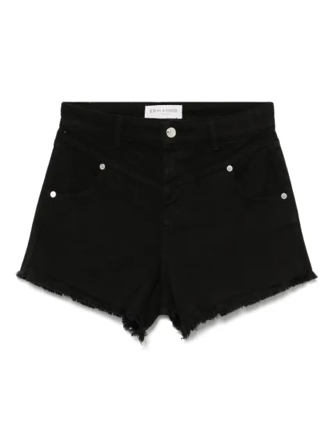 ERMANNO FIRENZE  shorts de mezclilla deshilachados