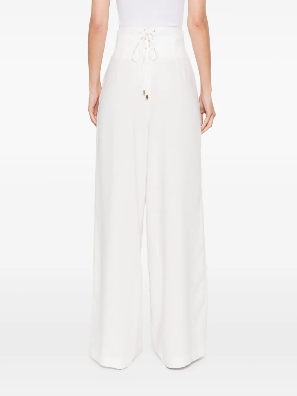 ERMANNO FIRENZE Broek met veters Wit