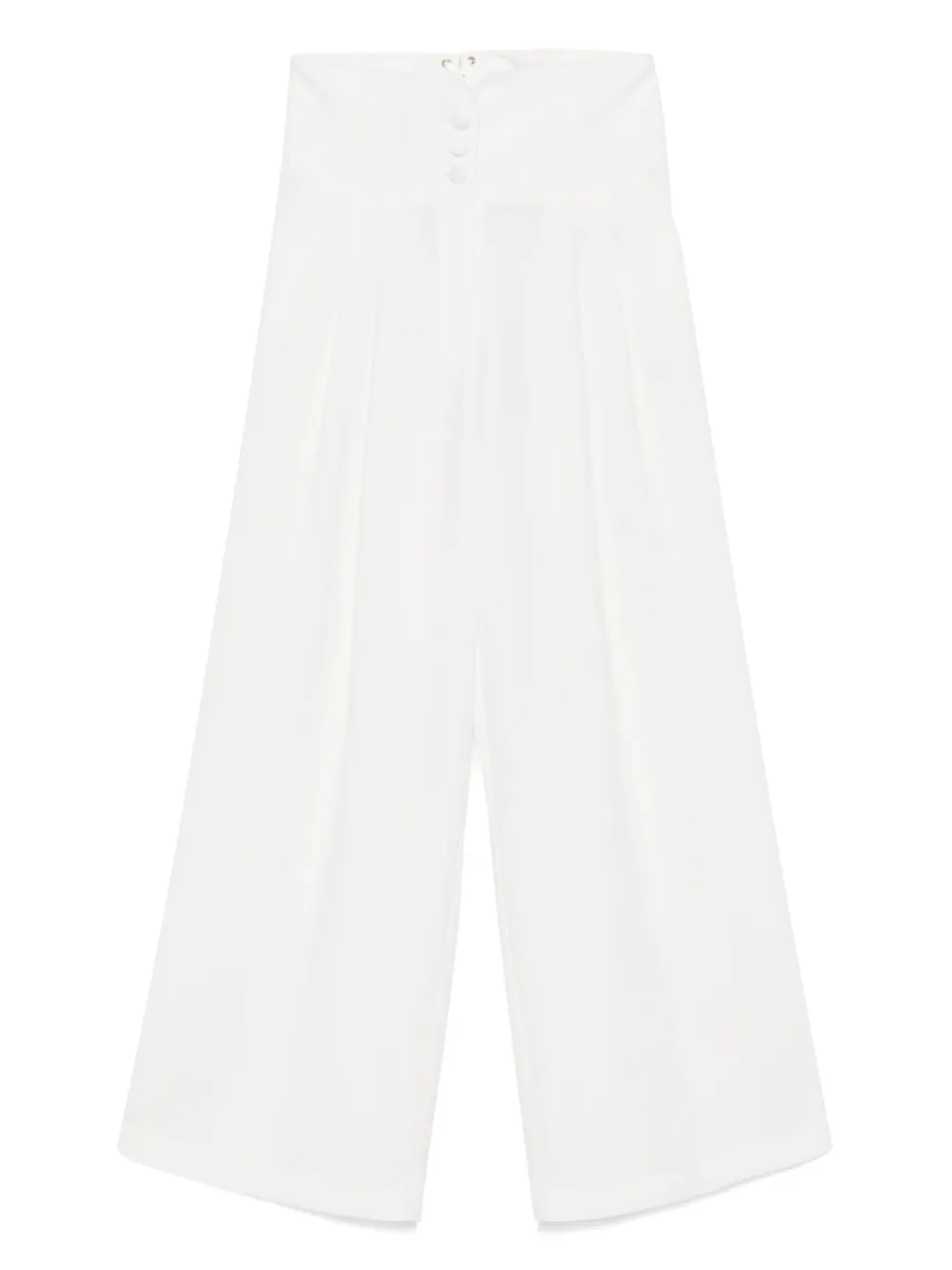 ERMANNO FIRENZE  Calça com amarração | Branco | Image 1