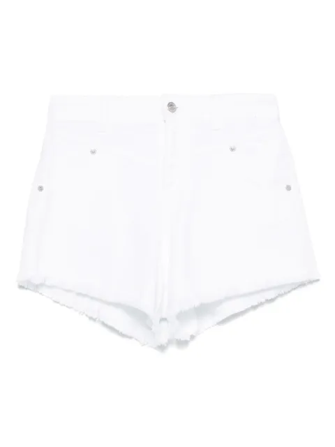ERMANNO FIRENZE  frayed denim shorts