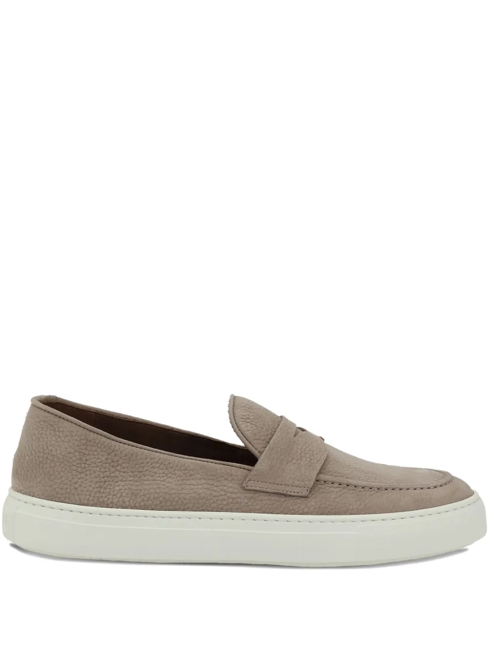 Fratelli Rossetti leather loafers Neutrals