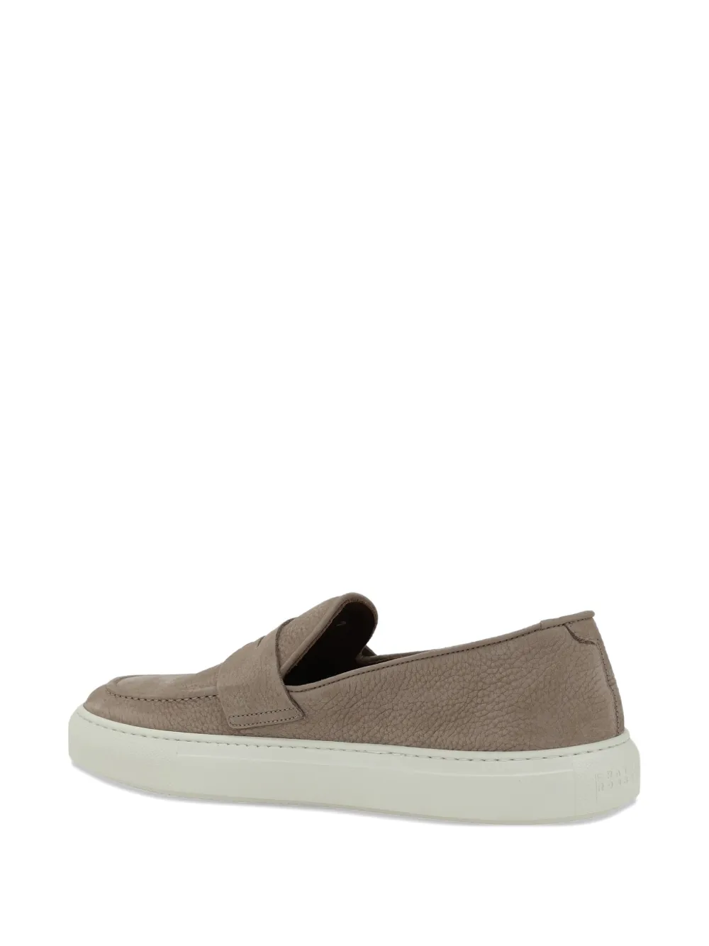 Fratelli Rossetti leather loafers Neutrals