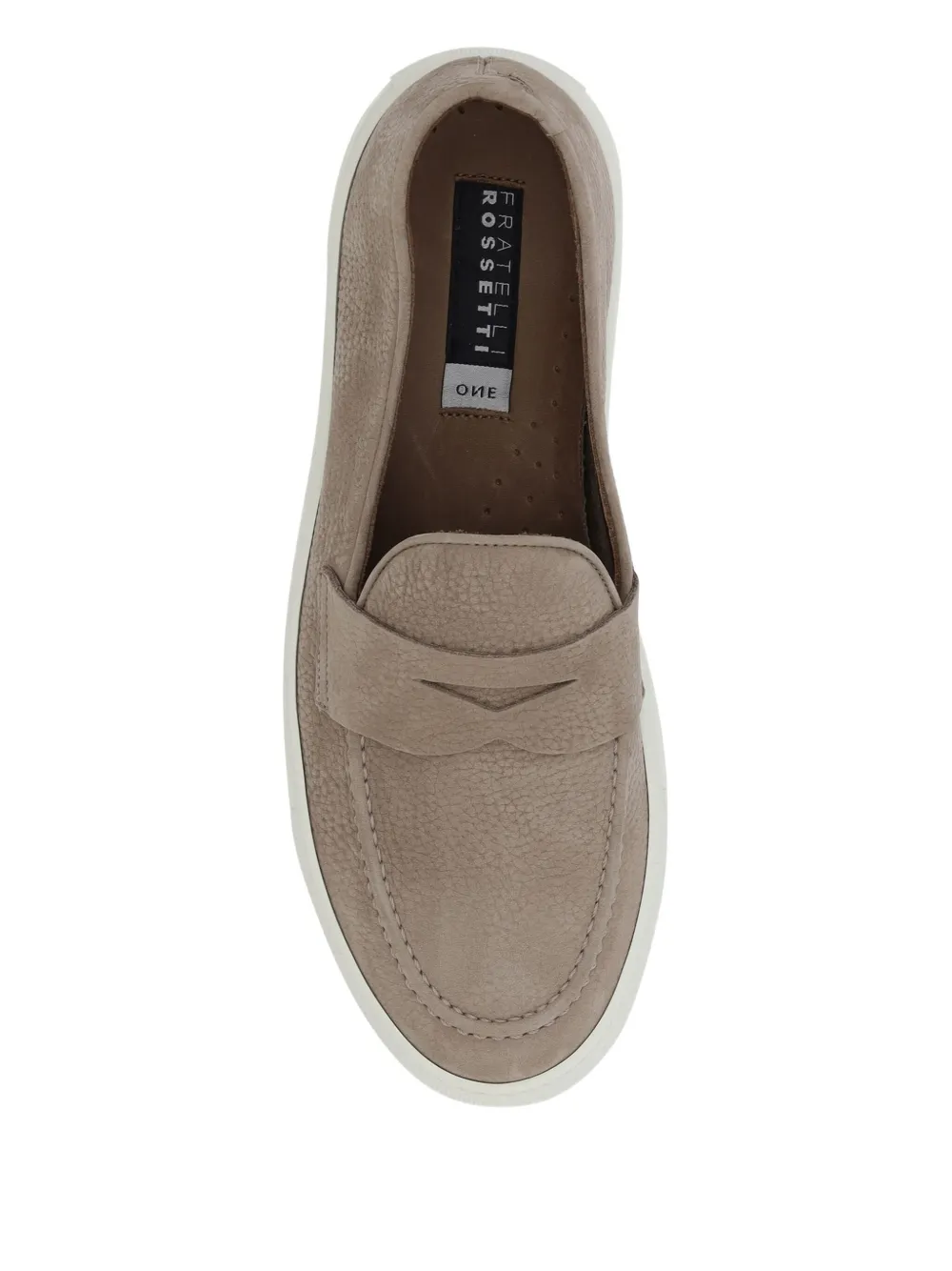 Fratelli Rossetti leather loafers Neutrals
