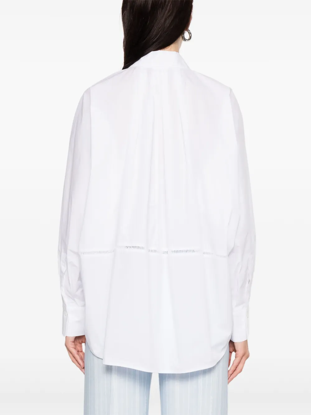 ERMANNO FIRENZE Shirt met geborduurd logo Wit
