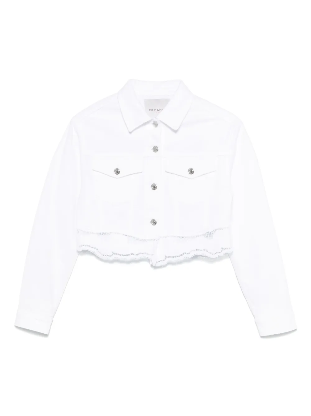 ERMANNO FIRENZE Cropped jack Wit