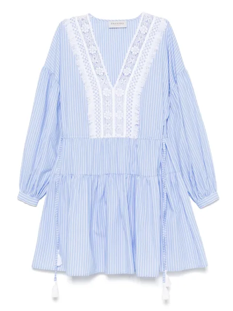ERMANNO FIRENZE  vestido corto con rayas estampadas
