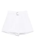 ERMANNO FIRENZE belted shorts - White