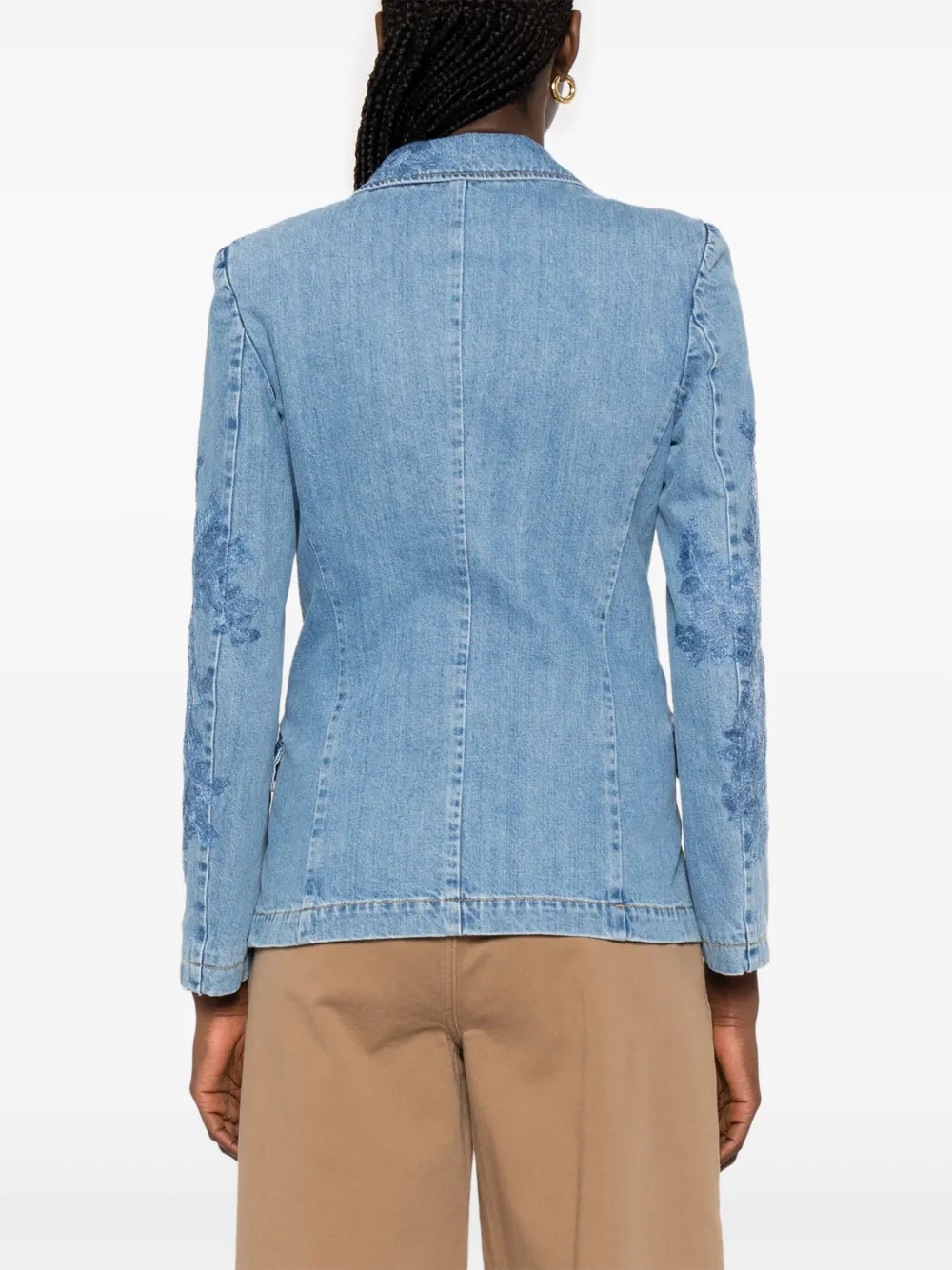 ERMANNO FIRENZE Denim blazer Blauw