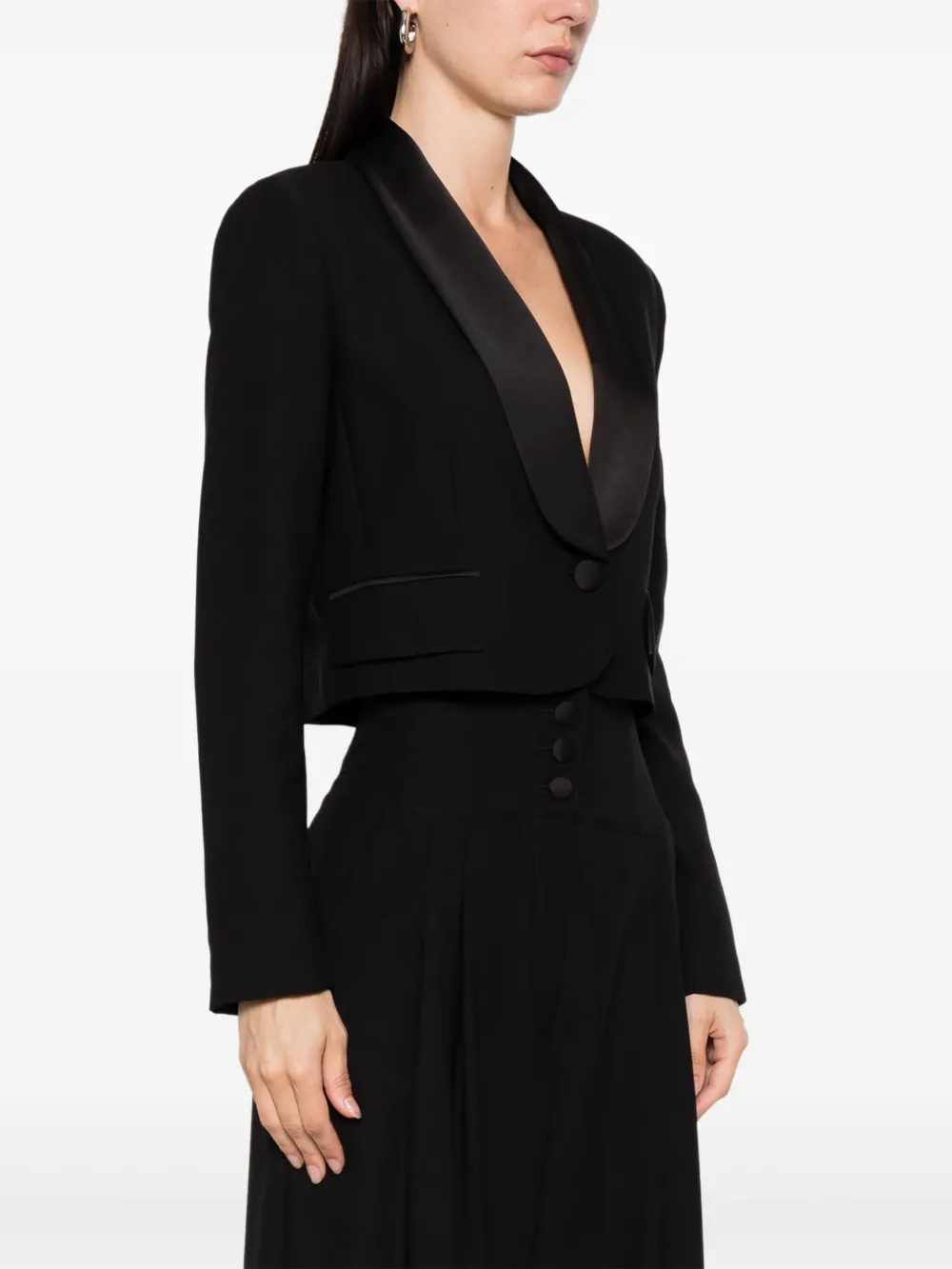 ERMANNO FIRENZE Cropped jack Zwart