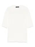 Fabiana Filippi sequin-embellished crew-neck T-shirt - White