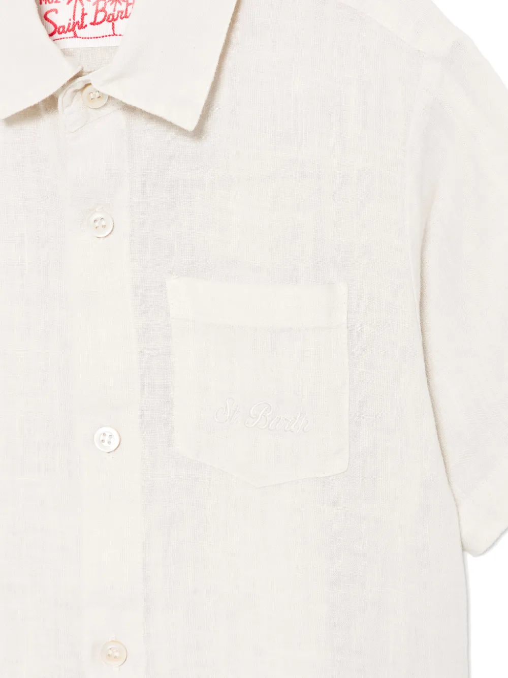 MC2 Saint Barth Kids Sifnos shirt Beige