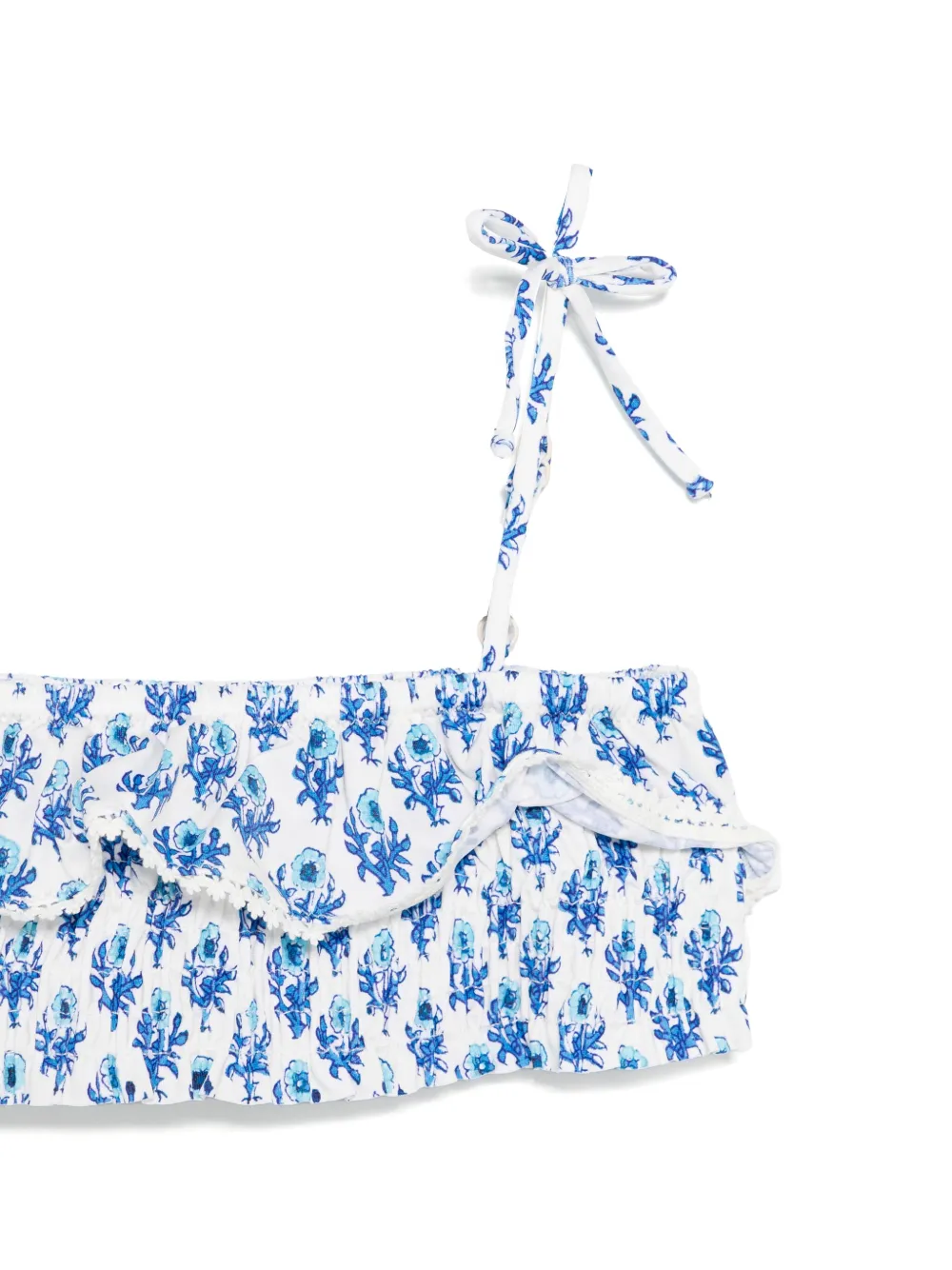 MC2 Saint Barth Kids Radical Flowers bikini Wit
