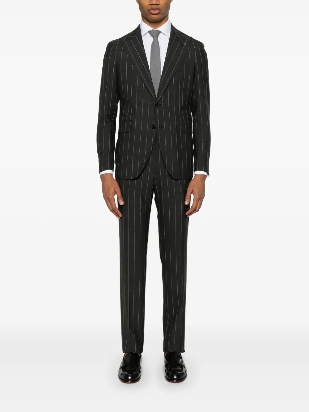 Tagliatore pinstriped suit | Single Breasted Suits | Image 2