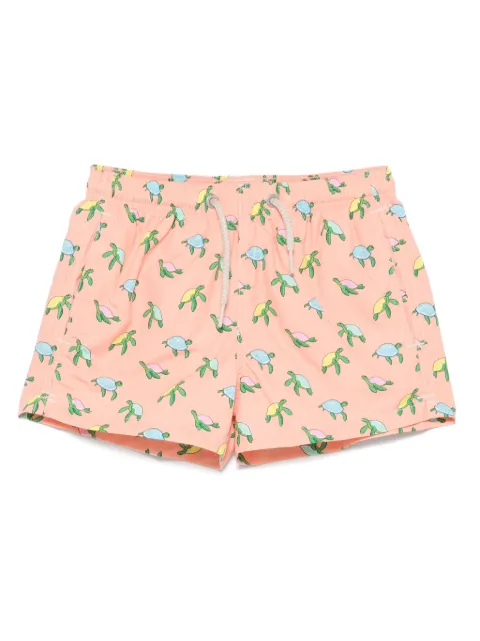 MC2 Saint Barth Kids lemon-print swim shorts
