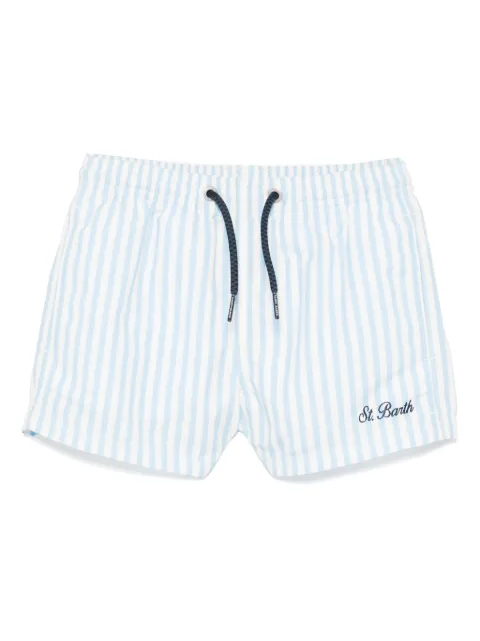 MC2 Saint Barth Kids Costume da bagno a righe