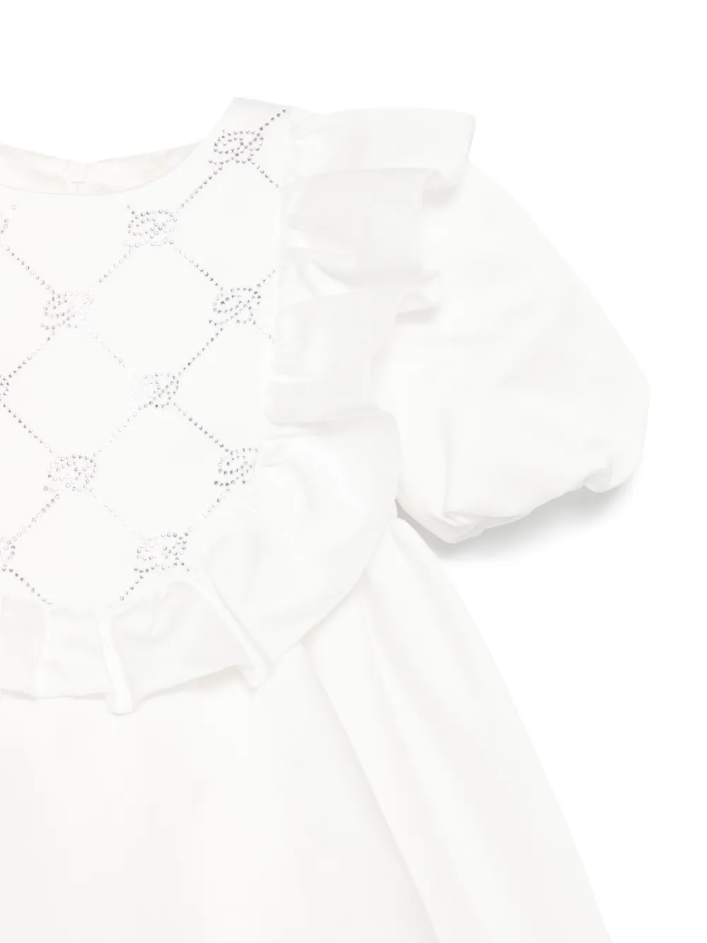 Miss Blumarine Jurk verfraaid met logo Wit