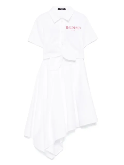 Balmain Kids knot-detail dress
