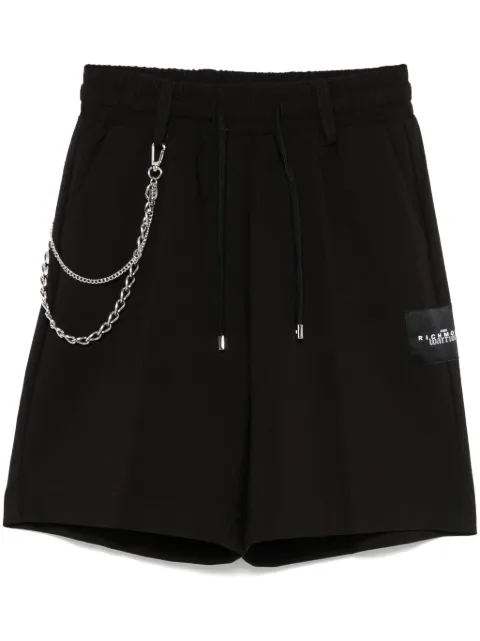 John Richmond Junior logo-patch shorts