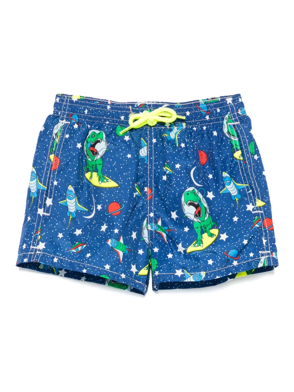 MC2 Saint Barth Kids shorts de playa Jean Lightning | azul | Image 1