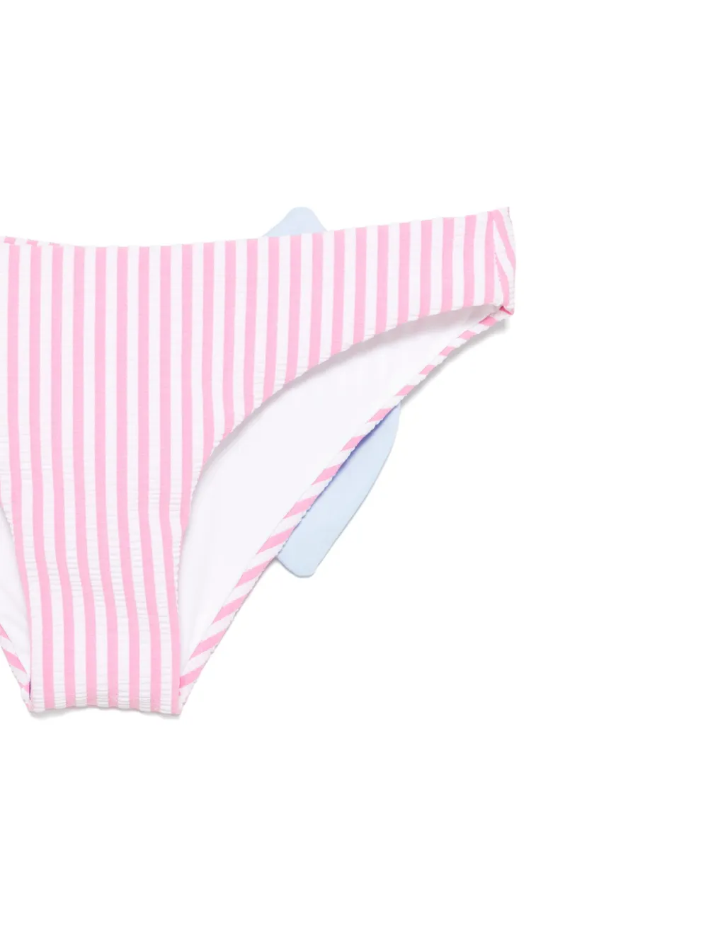 MC2 Saint Barth Kids Gestreepte bikinibroek Roze