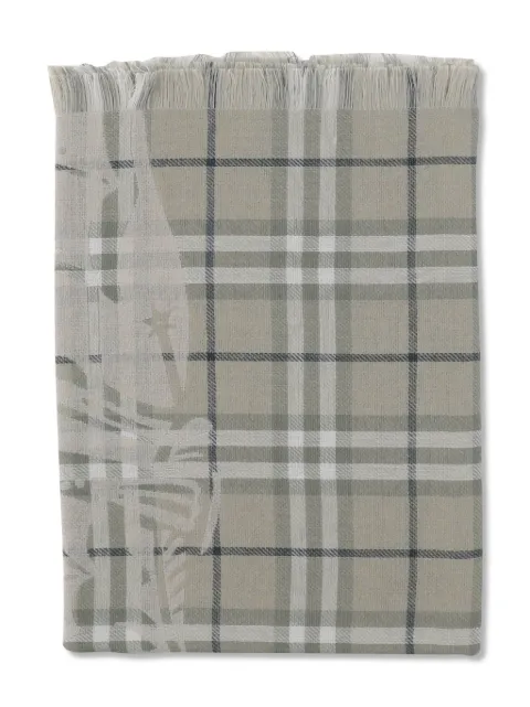 Burberry checked scarf